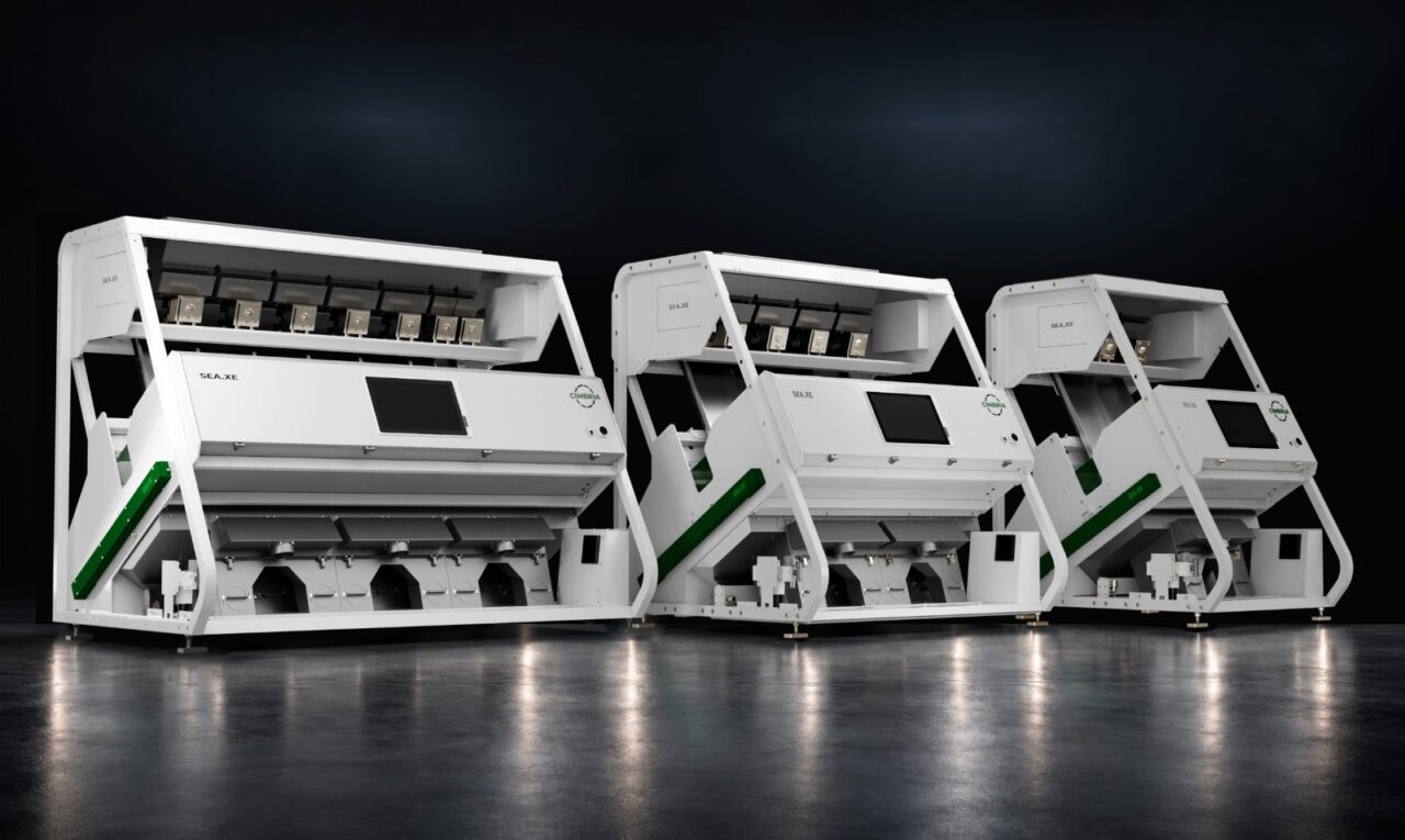 The Cimbria SEA.XE optical sorter range: SEA.XE 2, SEA.XE 4 and SEA.XE 6